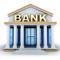 Building and sign bank (done in 3d)